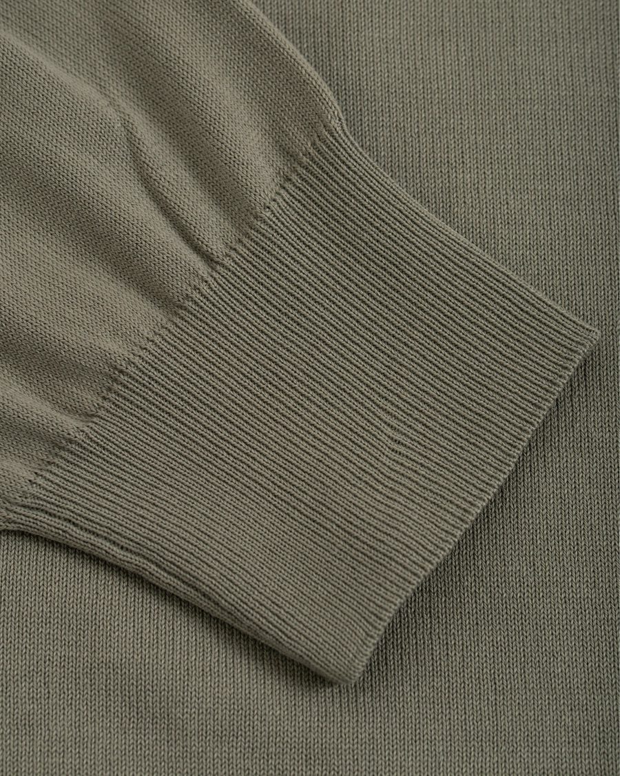 Herre | Gensere | Canali | Cotton Crew Neck Sage