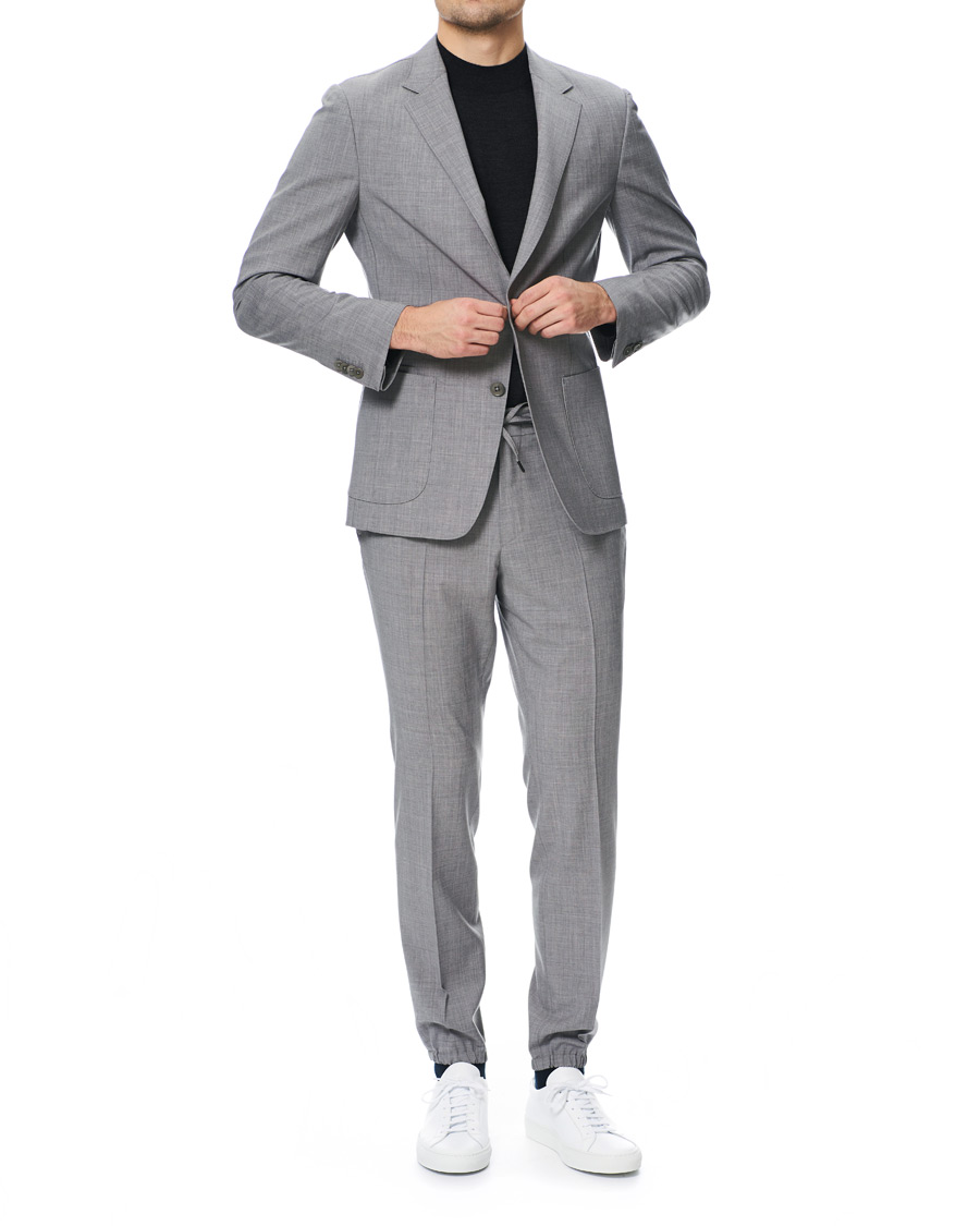 Herre | Dresser | Z Zegna | Techmerino Washable Wool Suit Light Grey