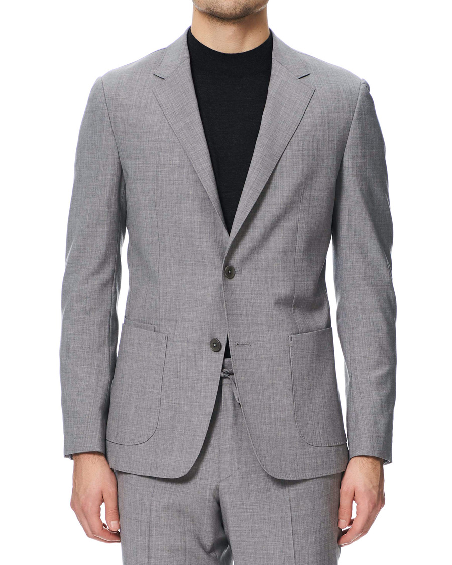 Herre | Dresser | Z Zegna | Techmerino Washable Wool Suit Light Grey