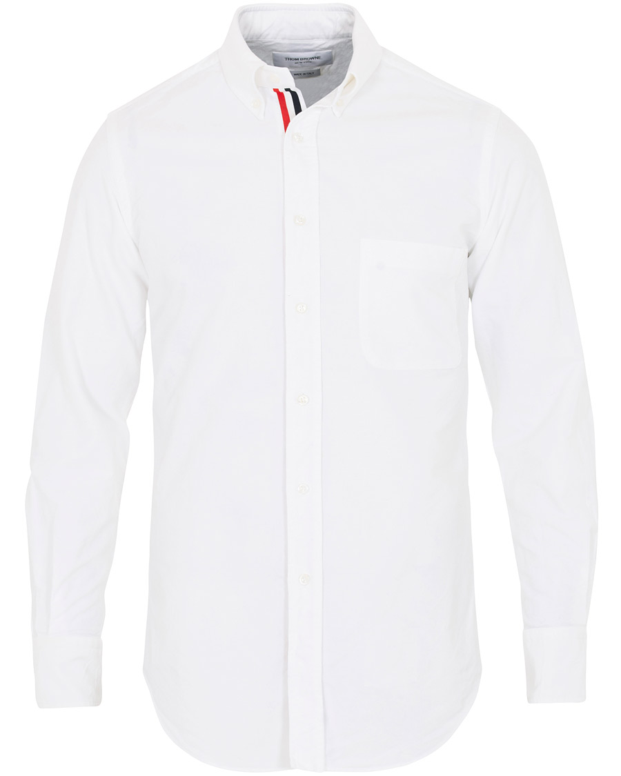 Herre | Skjorter | Thom Browne | Contrast Oxford Button Down Shirt White