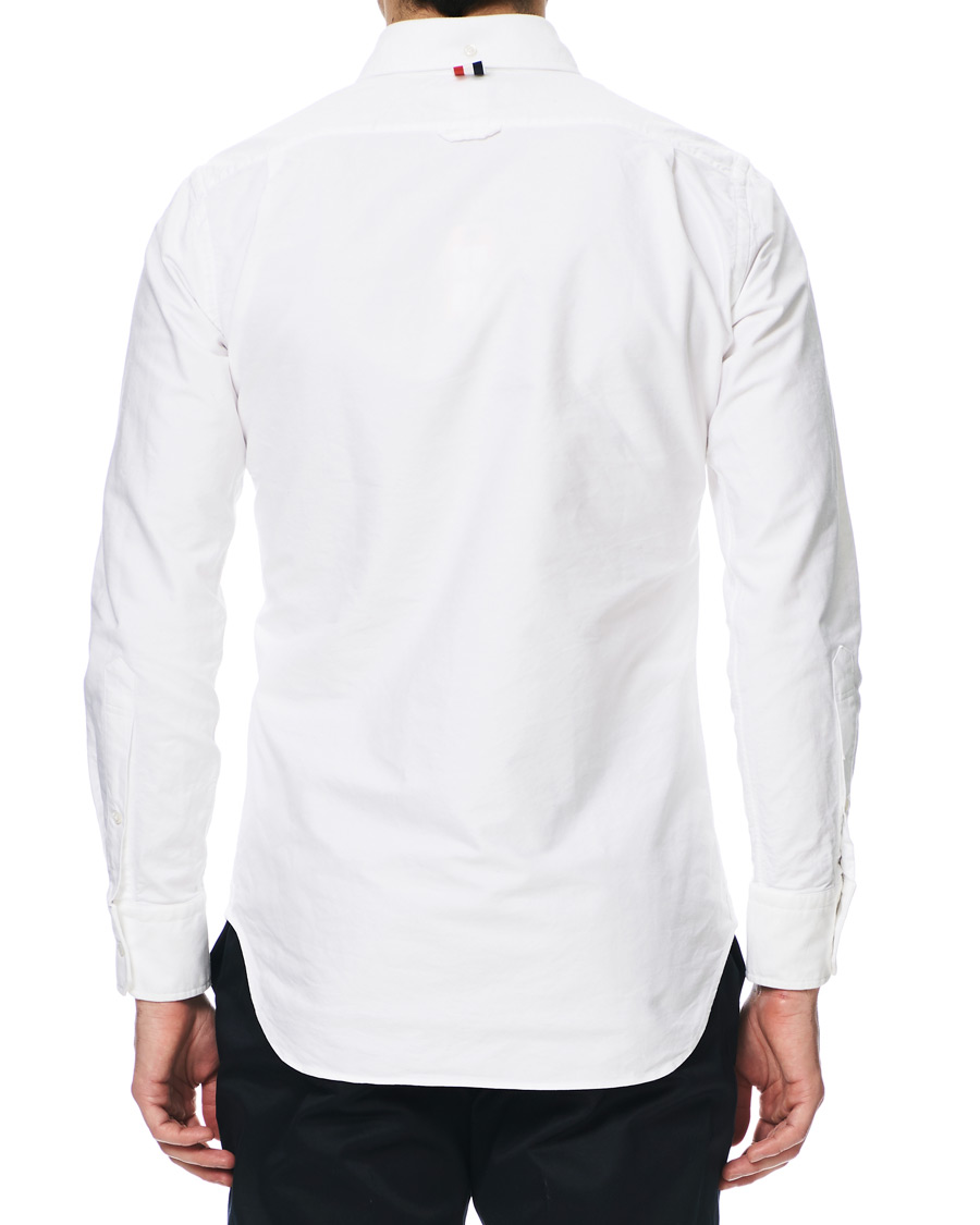 Herre | Skjorter | Thom Browne | Contrast Oxford Button Down Shirt White