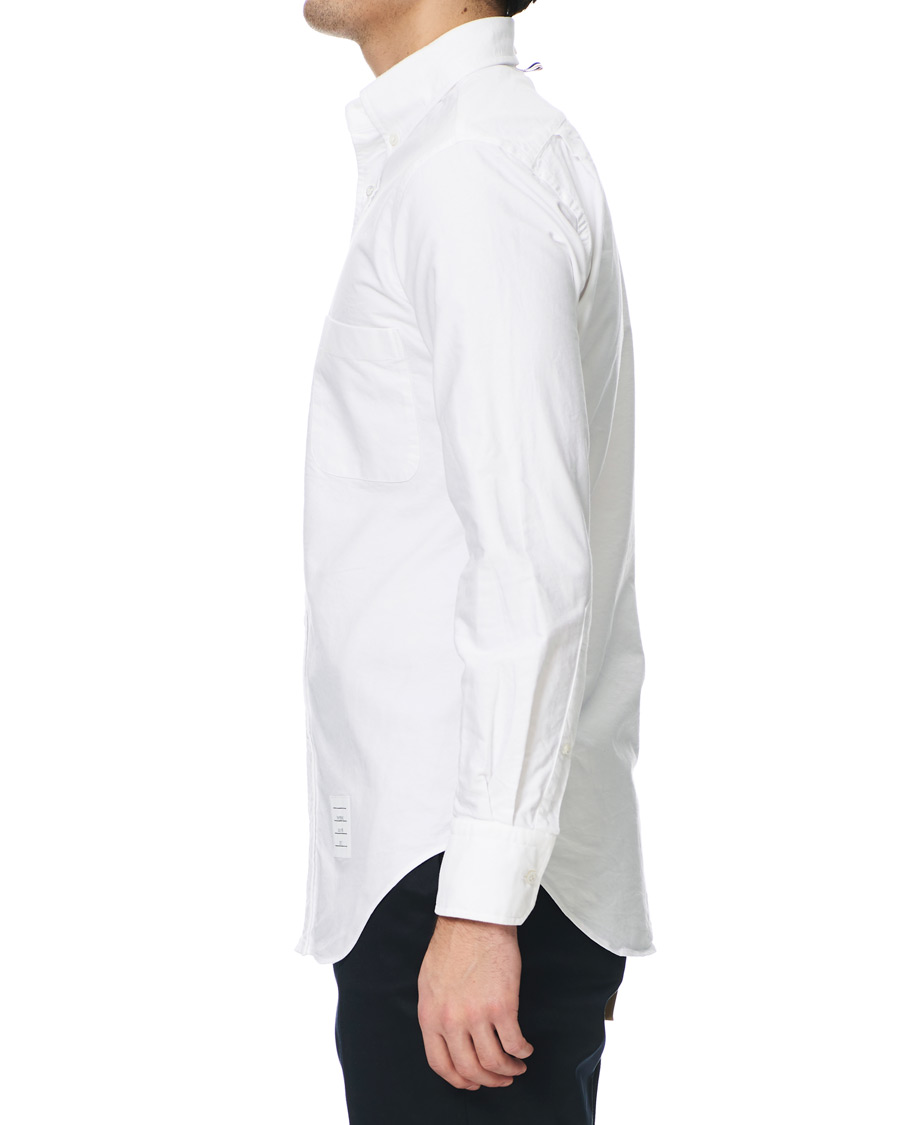 Herre | Skjorter | Thom Browne | Contrast Oxford Button Down Shirt White