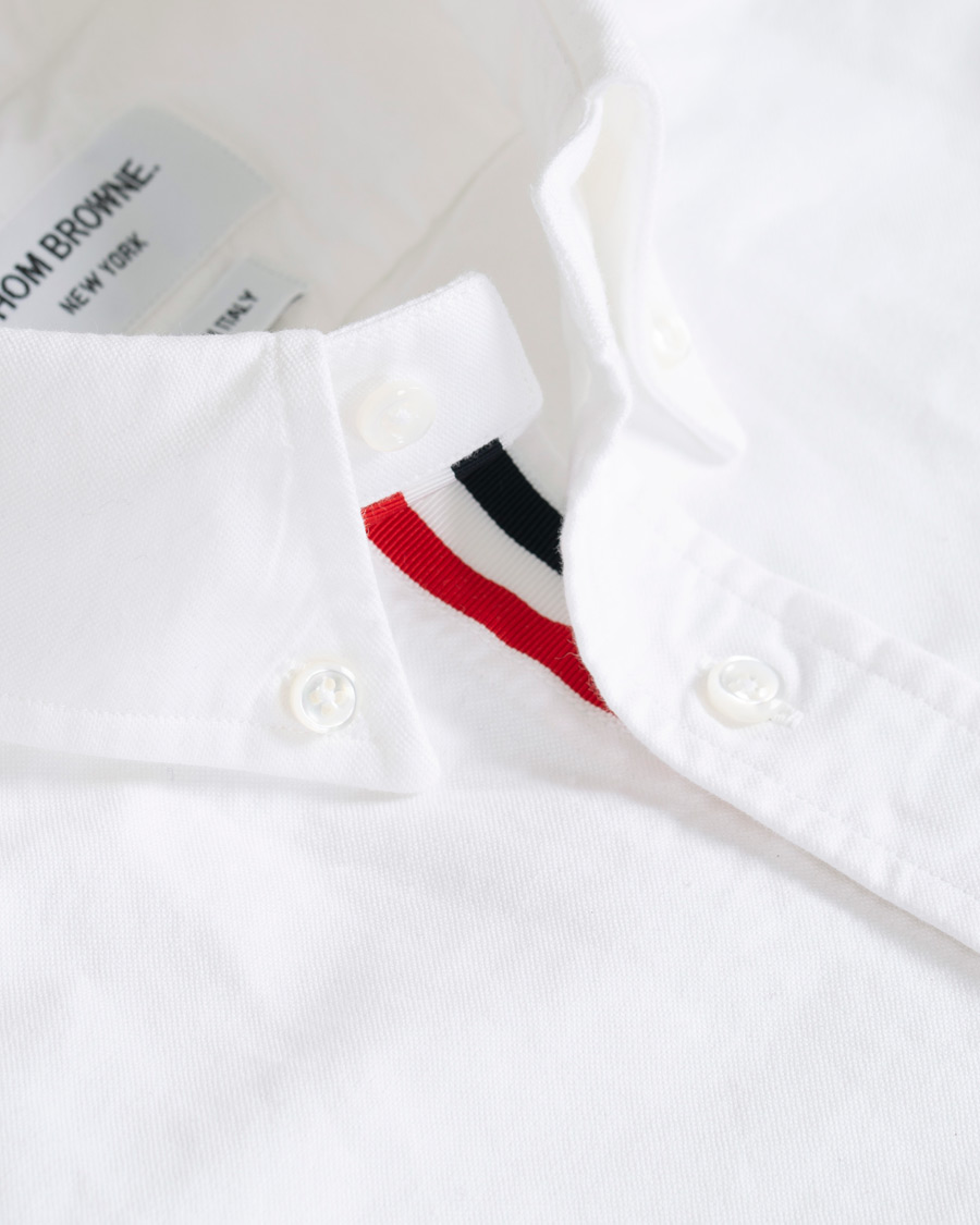 Herre | Skjorter | Thom Browne | Contrast Oxford Button Down Shirt White