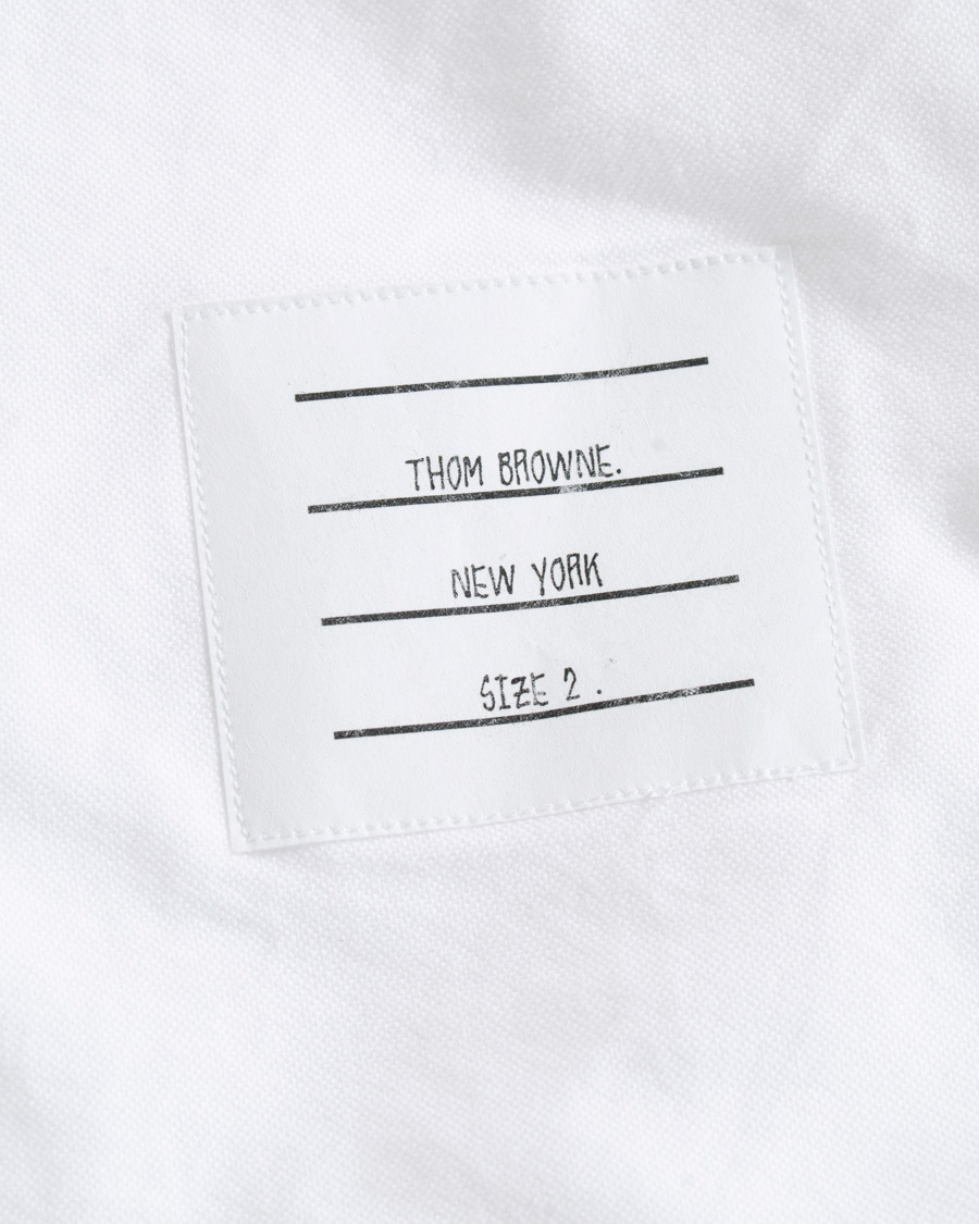 Herre | Skjorter | Thom Browne | Contrast Oxford Button Down Shirt White