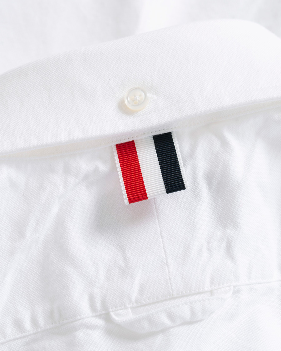 Herre | Skjorter | Thom Browne | Contrast Oxford Button Down Shirt White