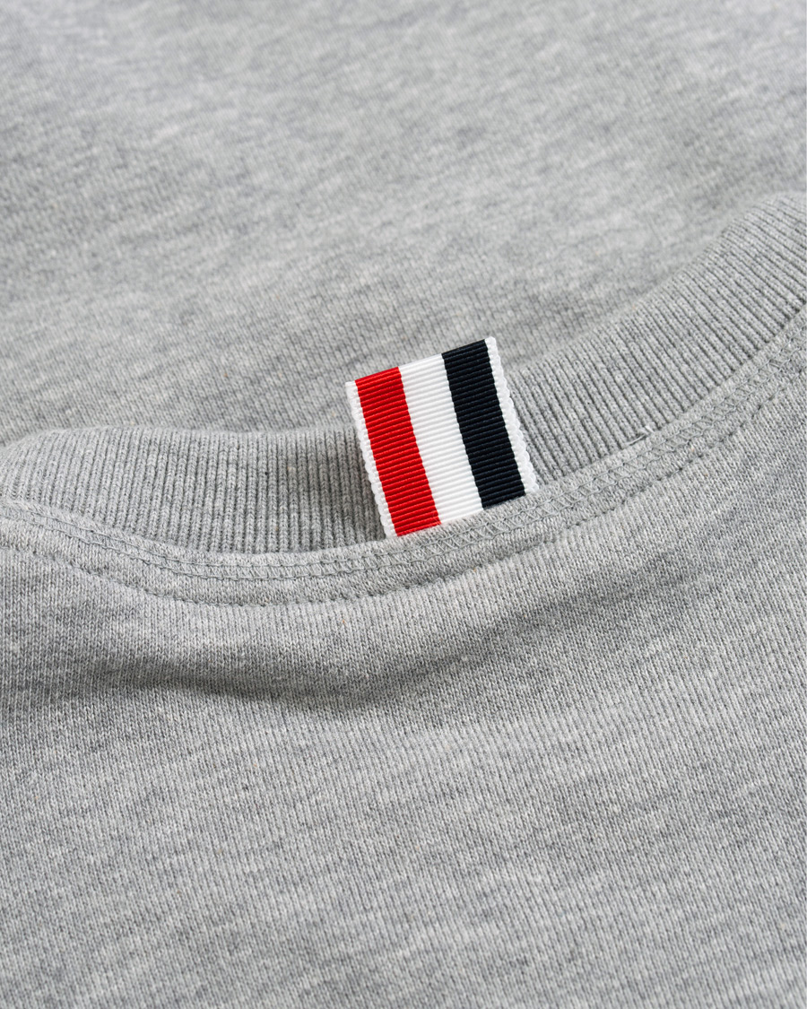 Herre | Gensere | Thom Browne | 4 Bar Loopback Sweatshirt Light Grey