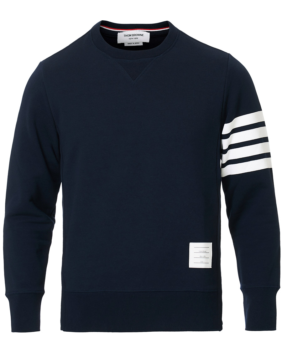 Herre | Gensere | Thom Browne | 4 Bar Classic Sweatshirt Navy