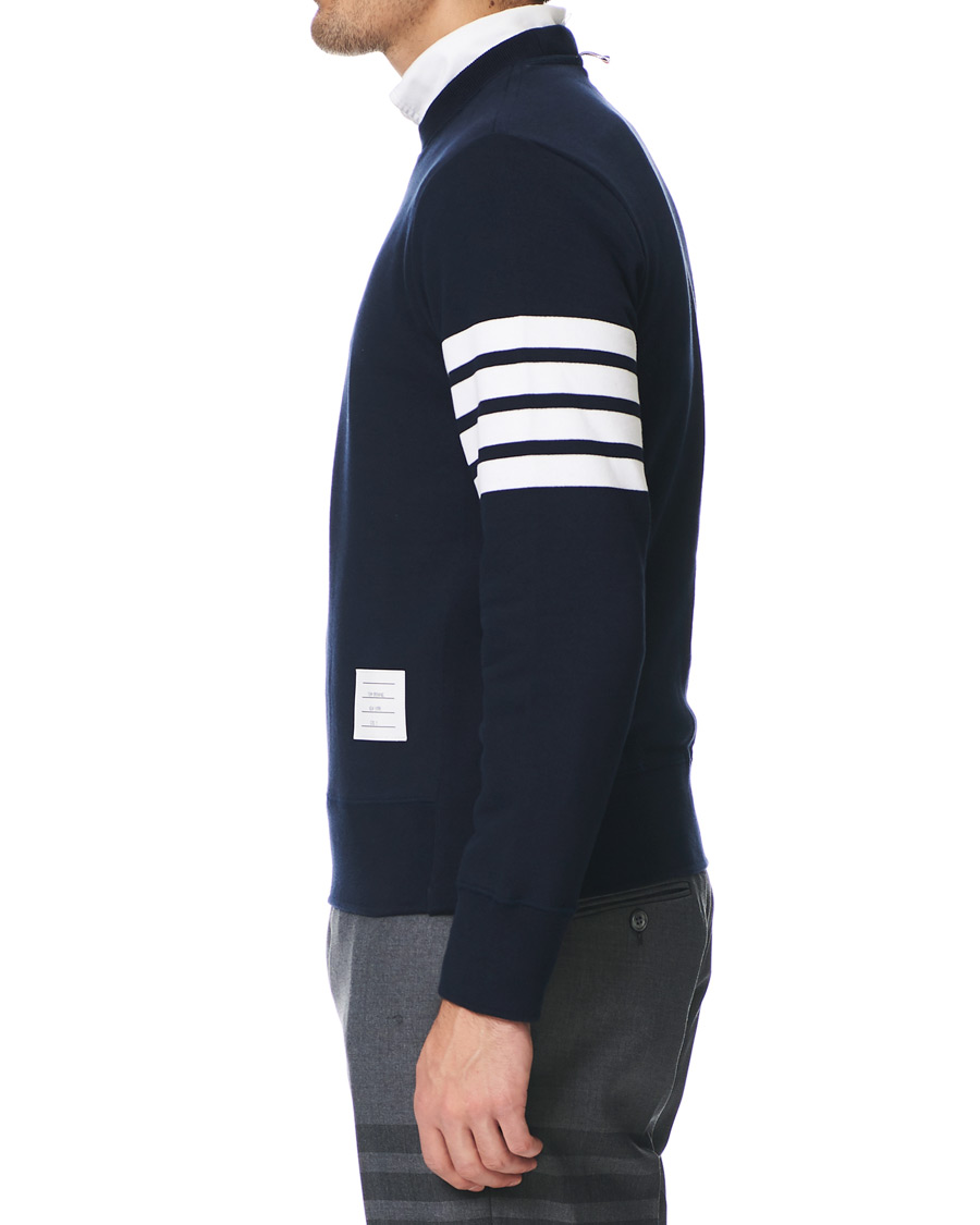 Herre | Gensere | Thom Browne | 4 Bar Classic Sweatshirt Navy