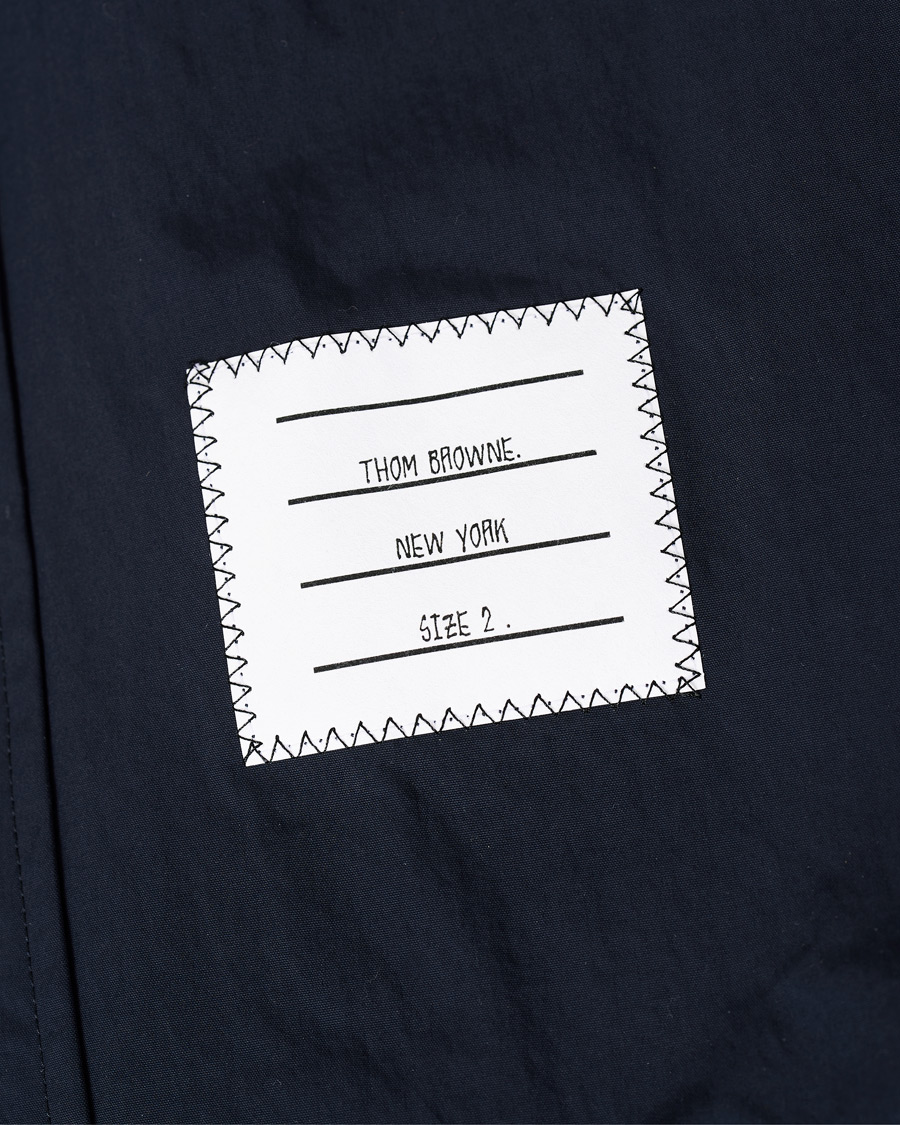 Herre | Jakker | Thom Browne | Armband Shell Nylon Shirt Jacket Navy
