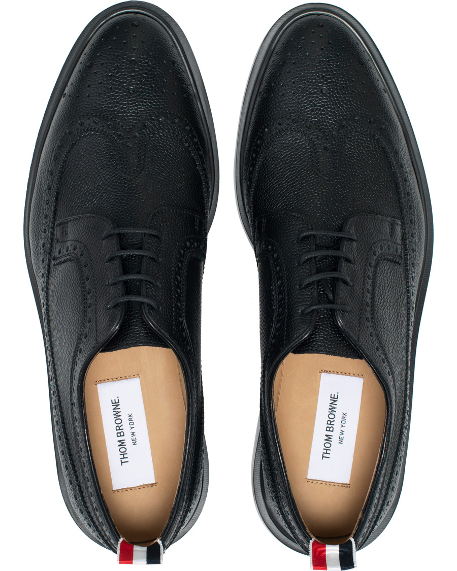 Herre | Thom Browne Lightweight Longwing Brogues Black | Thom Browne | Lightweight Longwing Brogues Black