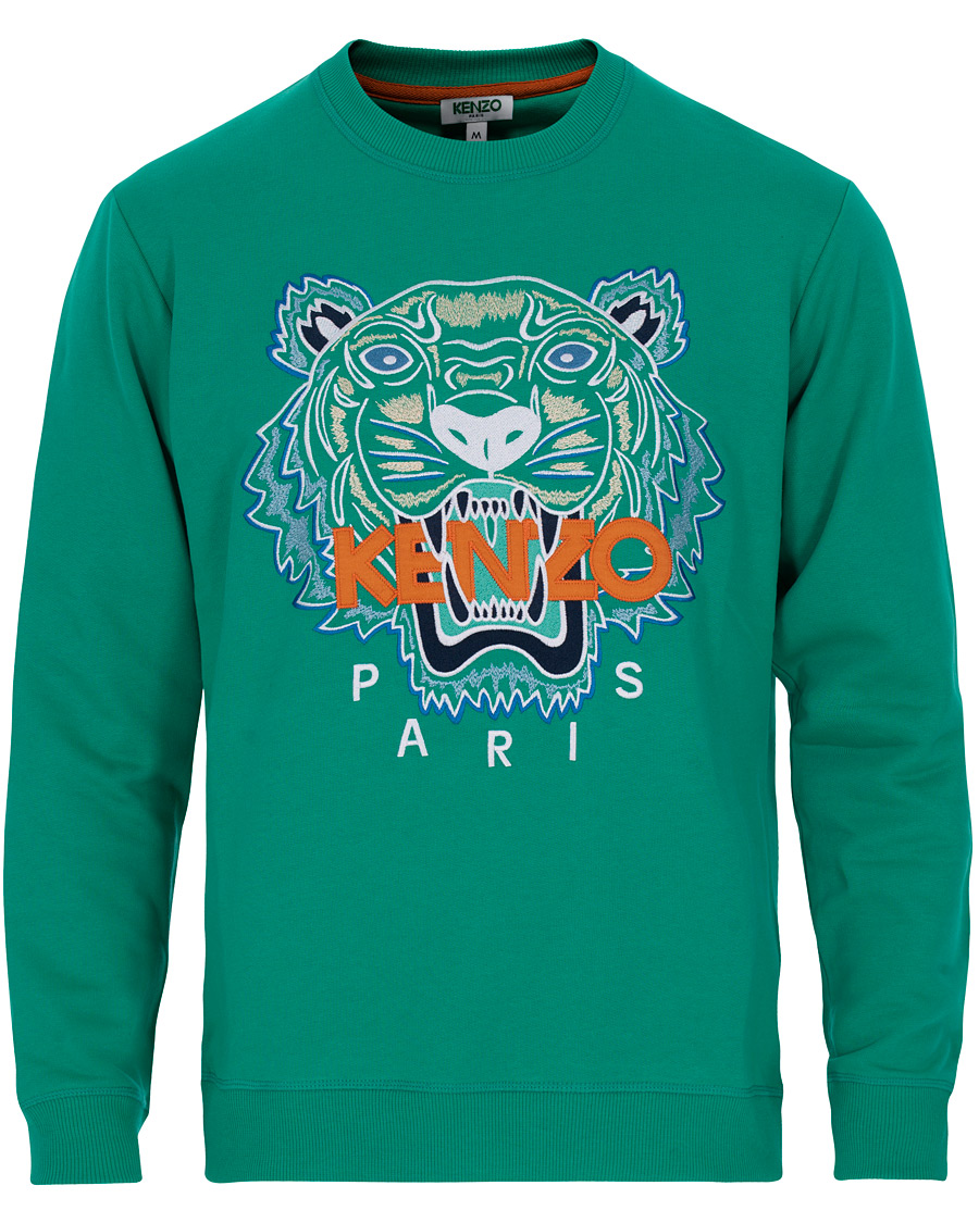 Herre | Gensere | KENZO | Tiger Classic Crew Neck Sweatshirt Green