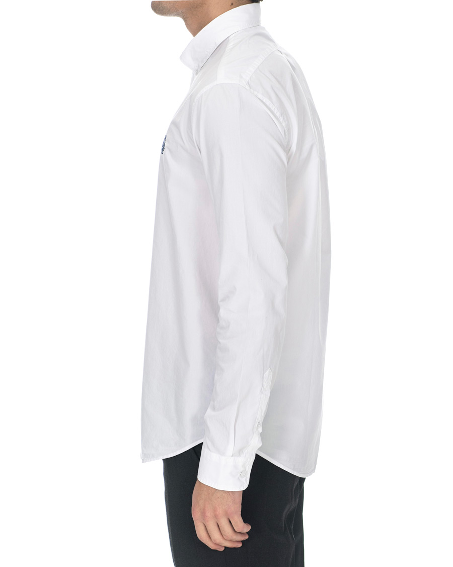 Herre | Skjorter | KENZO | Casual Fit Crest Shirt White