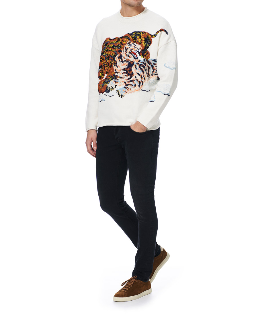 Herre | Gensere | KENZO | Tiger Cloud Crew Neck Jumper Ecru