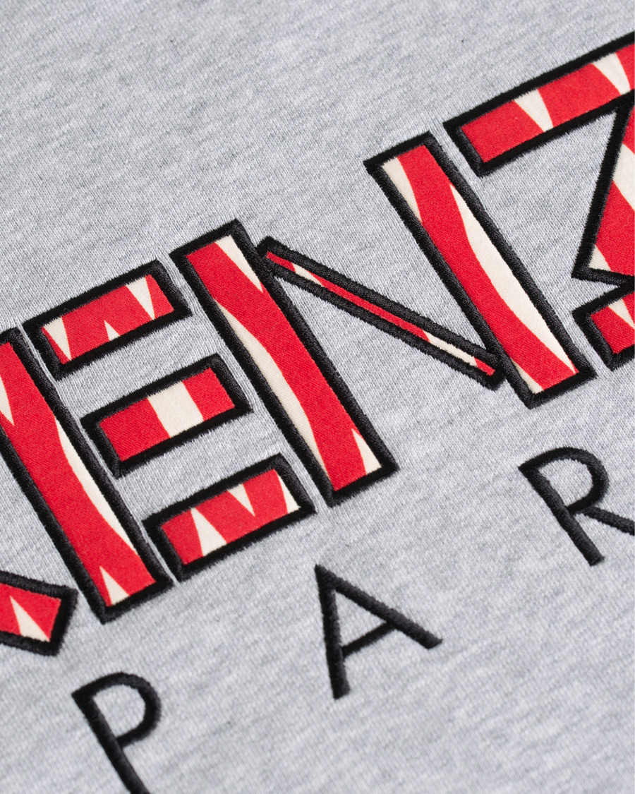 Herre | Gensere | KENZO | Paris Crew Neck Sweatshirt Grey Melange