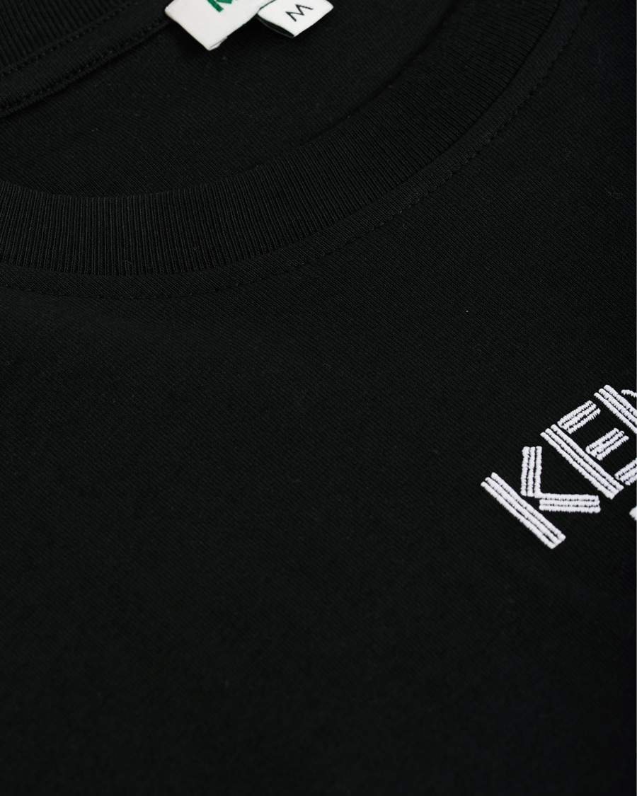 Herre | T-Shirts | KENZO | Oversized Paris Crew Neck Tee Black