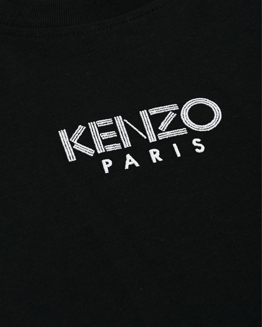 Herre | T-Shirts | KENZO | Oversized Paris Crew Neck Tee Black