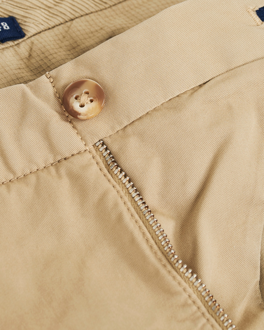 Herre | Bukser | Incotex | Slim Fit Stretch Chinos Sand
