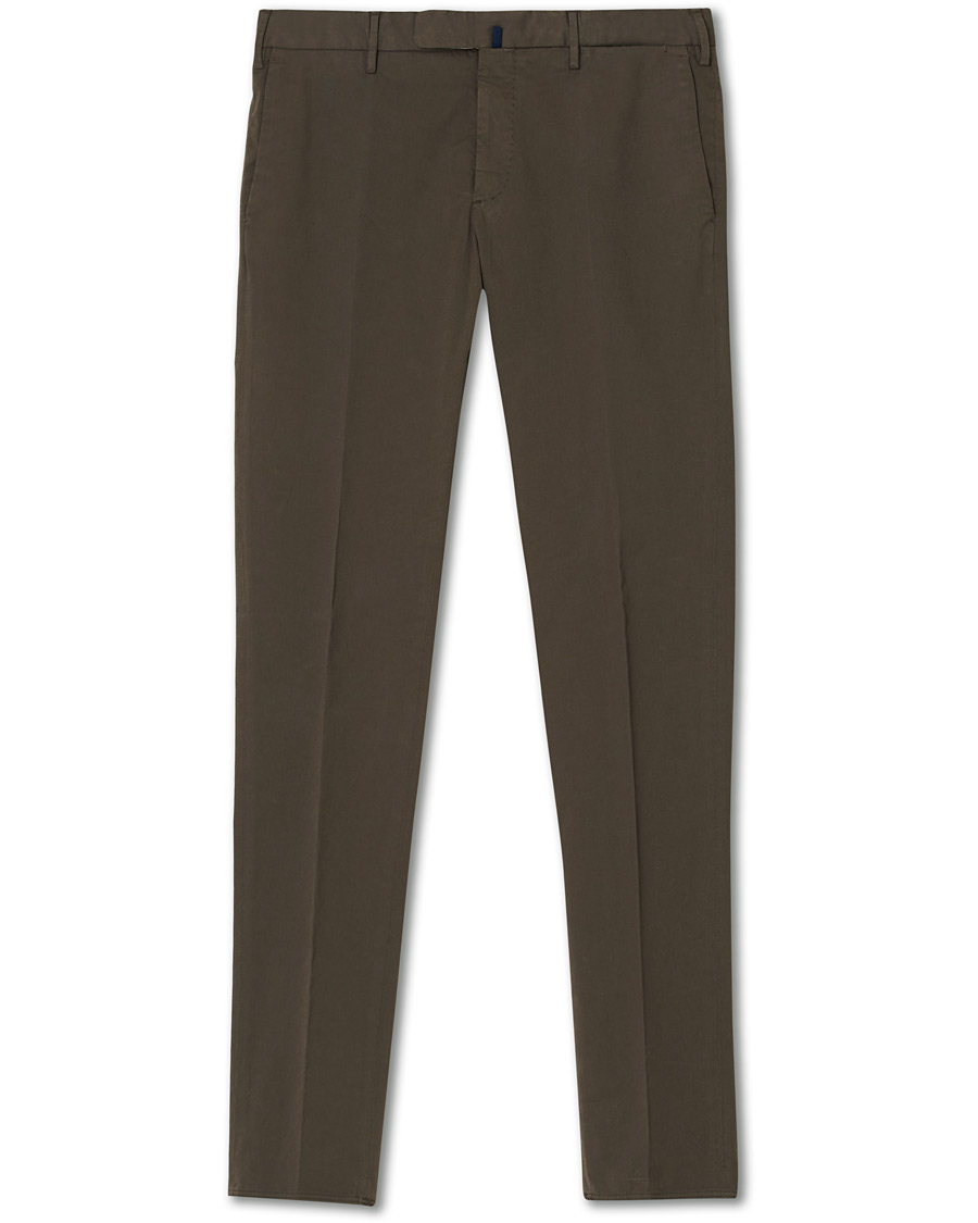 Herre | Bukser | Incotex | Slim Fit Stretch Chinos Dark Brown