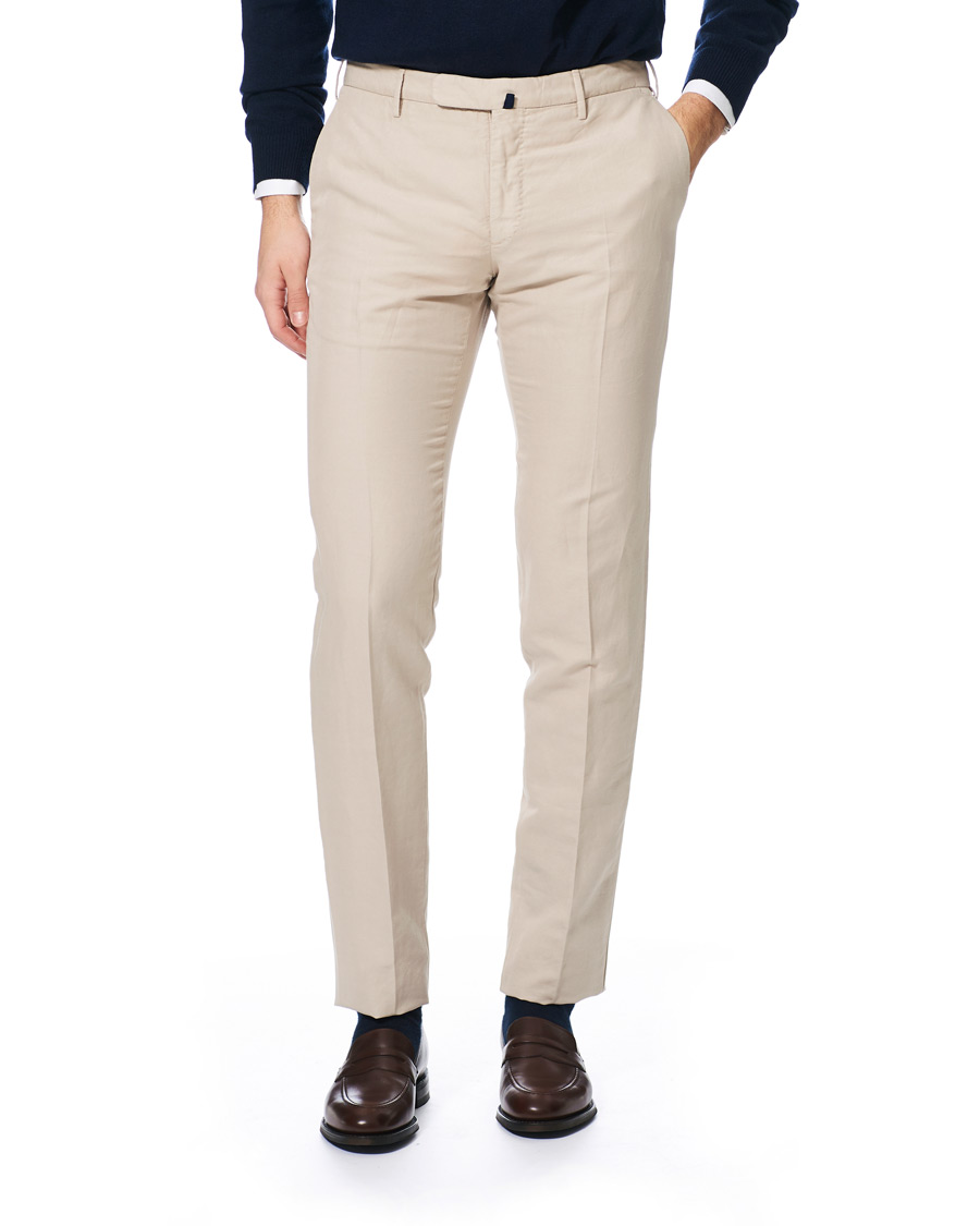Herre | Bukser | Incotex | Slim Fit Chinolino Trousers Beige
