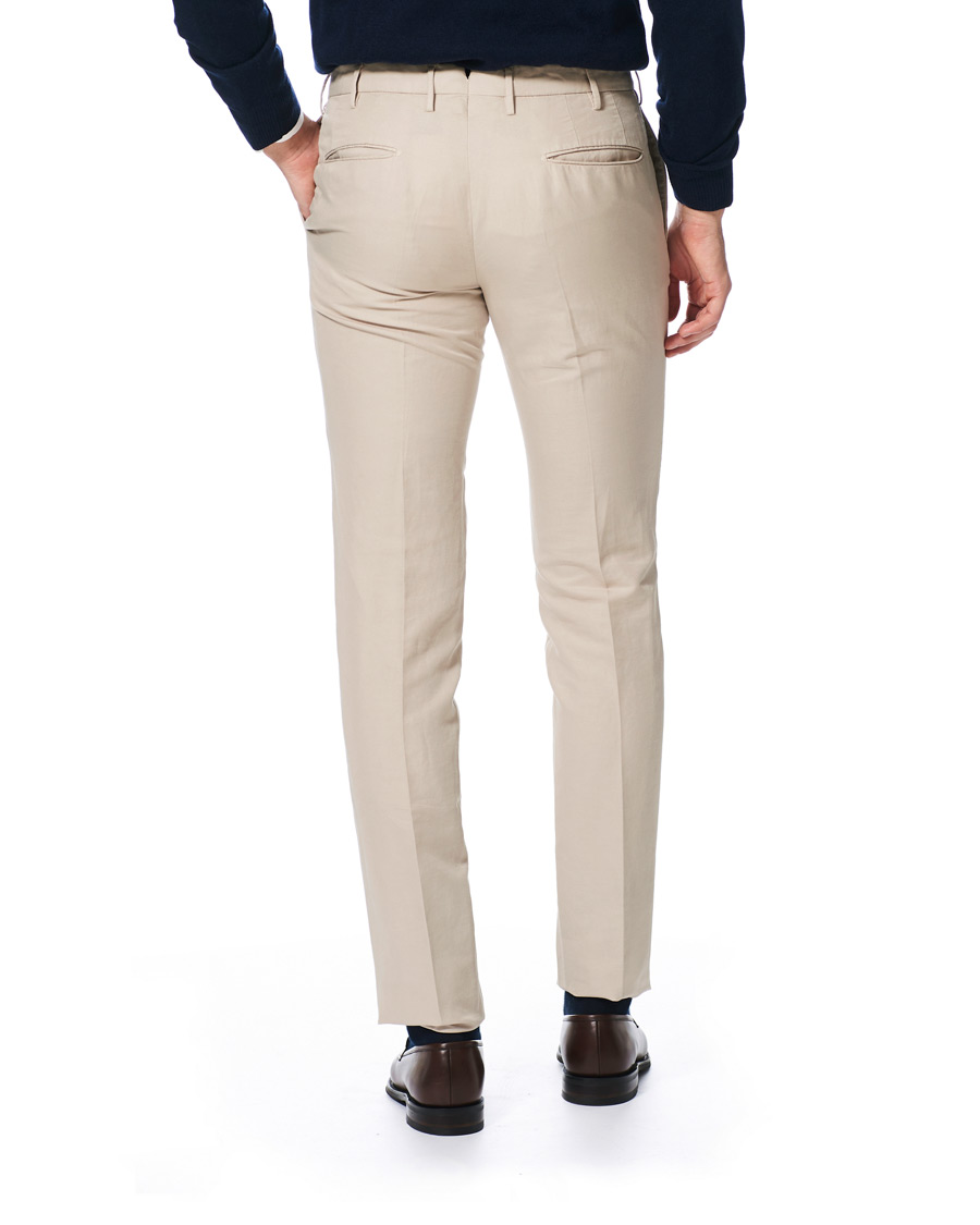 Herre | Bukser | Incotex | Slim Fit Chinolino Trousers Beige