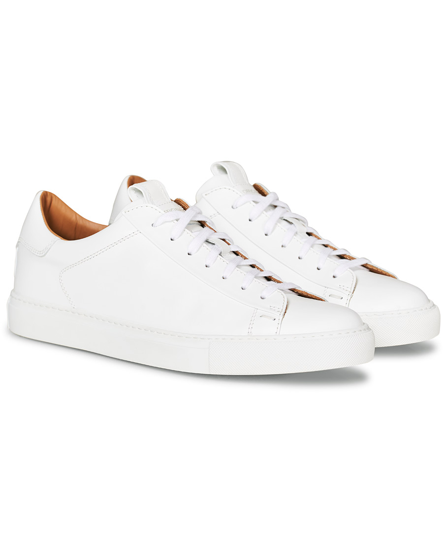 Herre | Slowear Officina Leather Sneaker White Calf | Slowear | Officina Leather Sneaker White Calf
