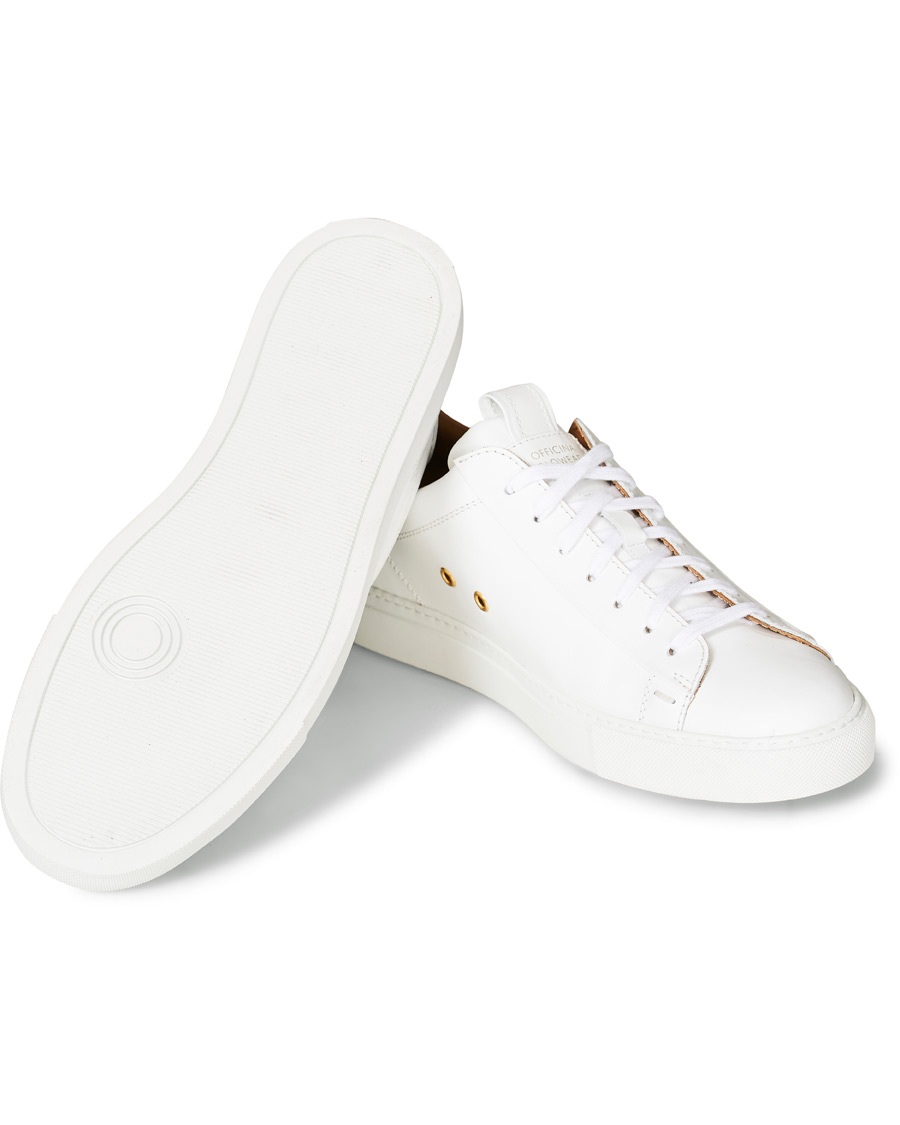 Herre | Slowear Officina Leather Sneaker White Calf | Slowear | Officina Leather Sneaker White Calf