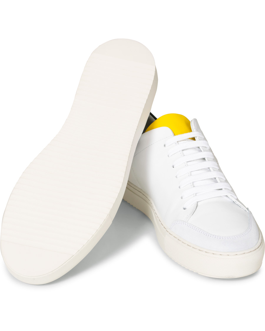 Herre | Axel Arigato Clean 90 Triple Bird Sneaker White/Yellow/Grey | Axel Arigato | Clean 90 Triple Bird Sneaker White/Yellow/Grey