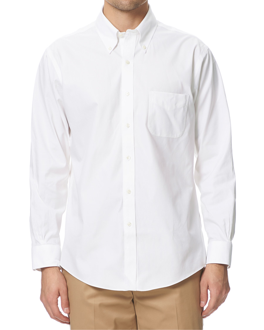 Herre | Skjorter | Brooks Brothers | Regent Fit Non Iron Oxford Shirt White