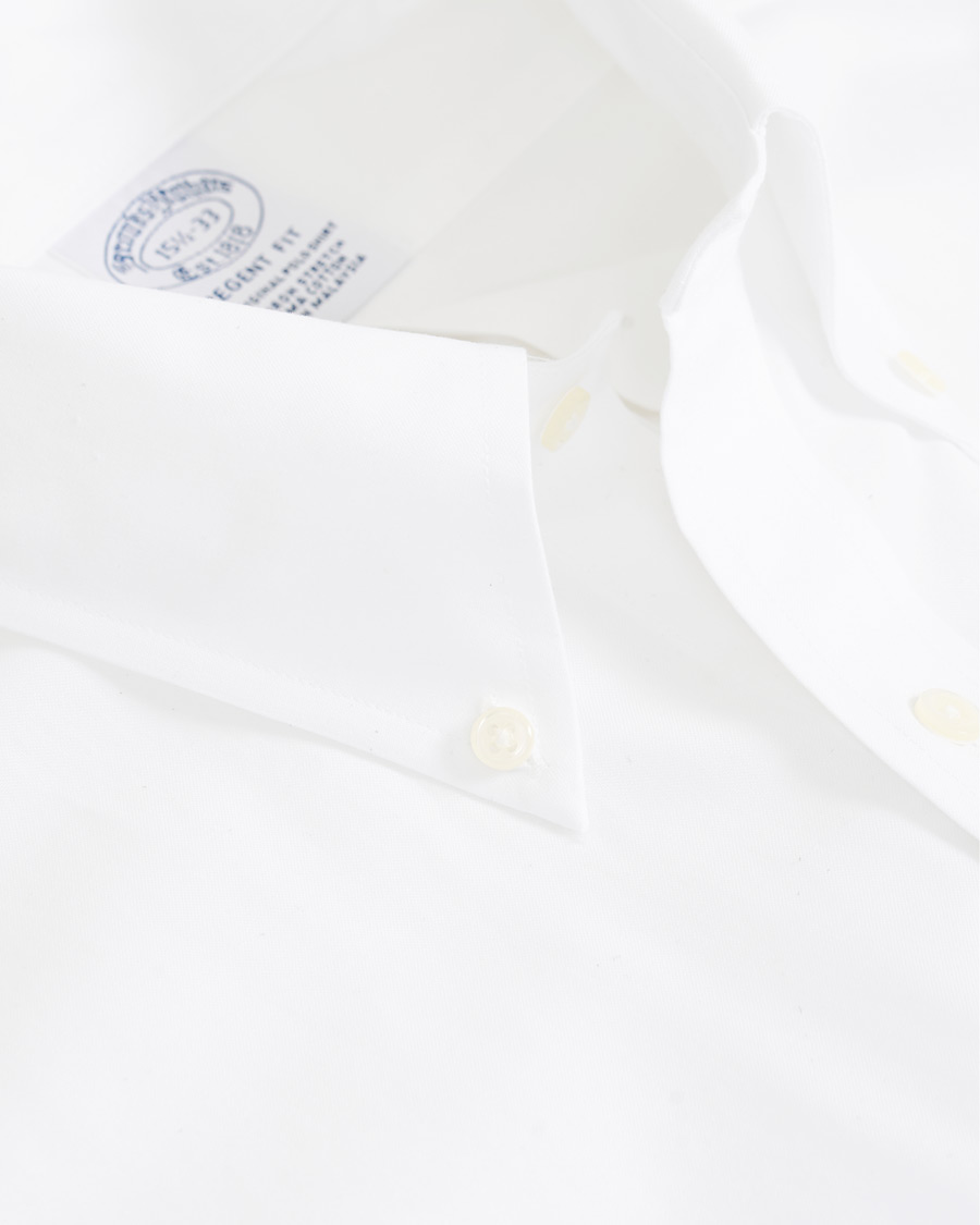 Herre | Skjorter | Brooks Brothers | Regent Fit Non Iron Oxford Shirt White