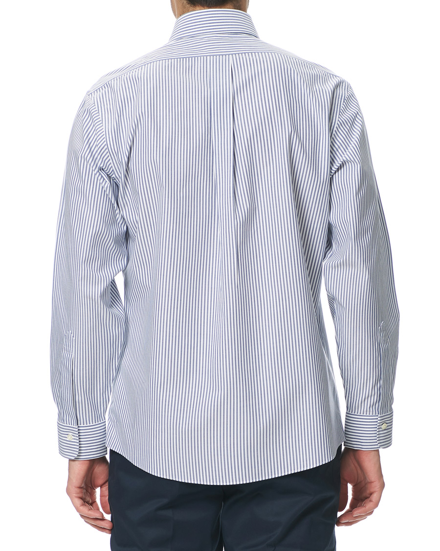 Herre | Skjorter | Brooks Brothers | Regent Fit Non Iron Stripe Shirt Dark Blue