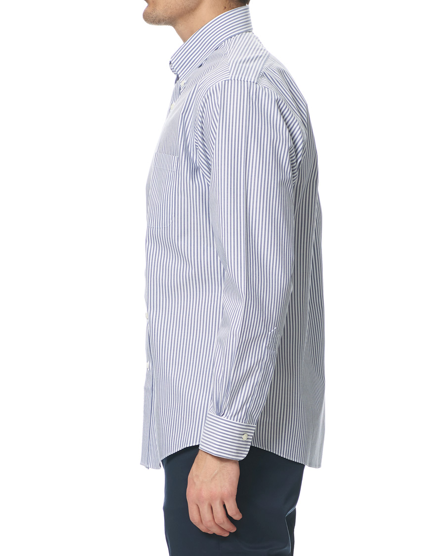 Herre | Skjorter | Brooks Brothers | Regent Fit Non Iron Stripe Shirt Dark Blue