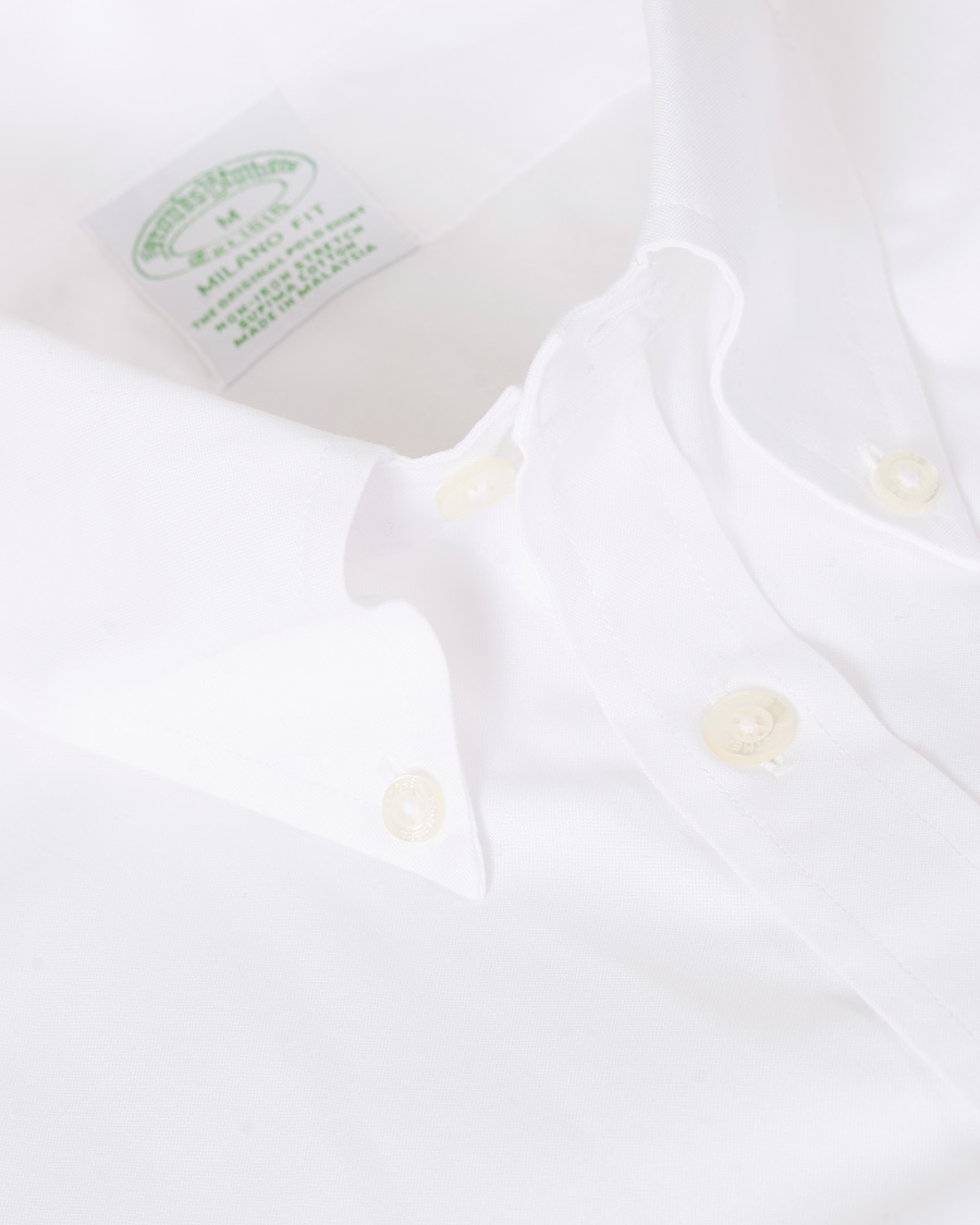 Herre | Skjorter | Brooks Brothers | Milano Fit Non Iron Button Down Shirt White