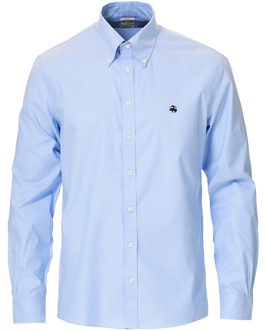 Herre | Skjorter | Brooks Brothers | Milano Fit Button Down Shirt Light Blue