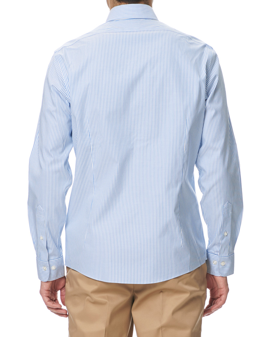 Herre | Skjorter | Brooks Brothers | Milano Fit Non Iron Striped Shirt Light Blue
