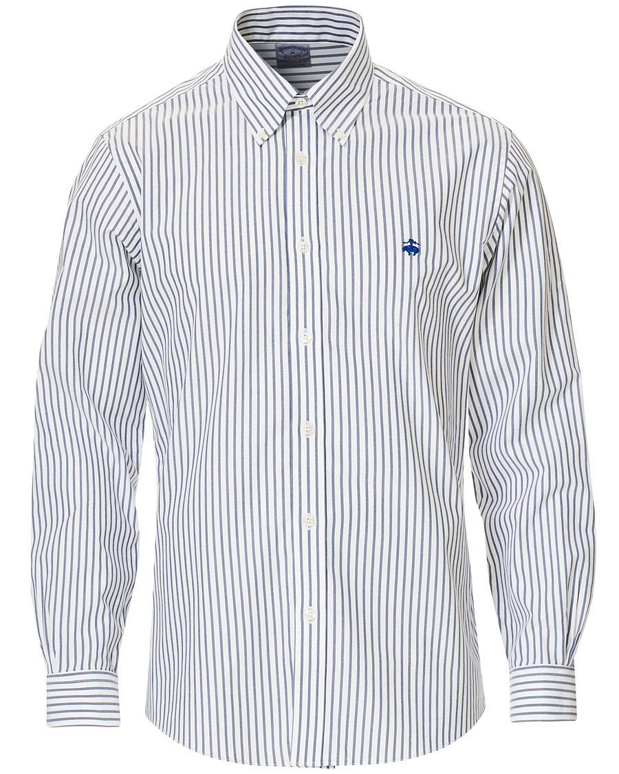 Herre | Skjorter | Brooks Brothers | Regent Fit Non Iron Sport Button Down Shirt Dark Blue
