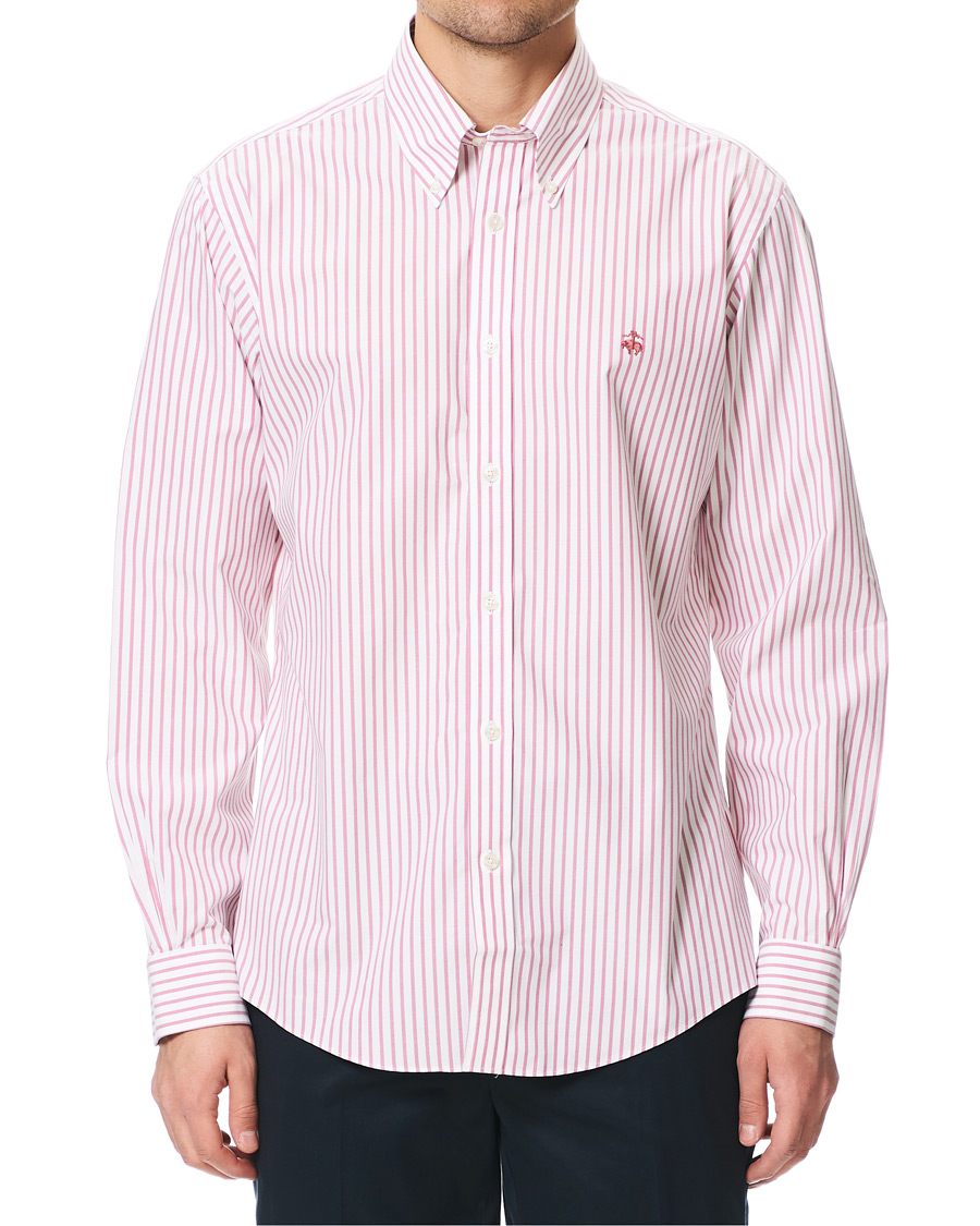Herre | Skjorter | Brooks Brothers | Regent Fit Non Iron Sport Button Down Shirt Red