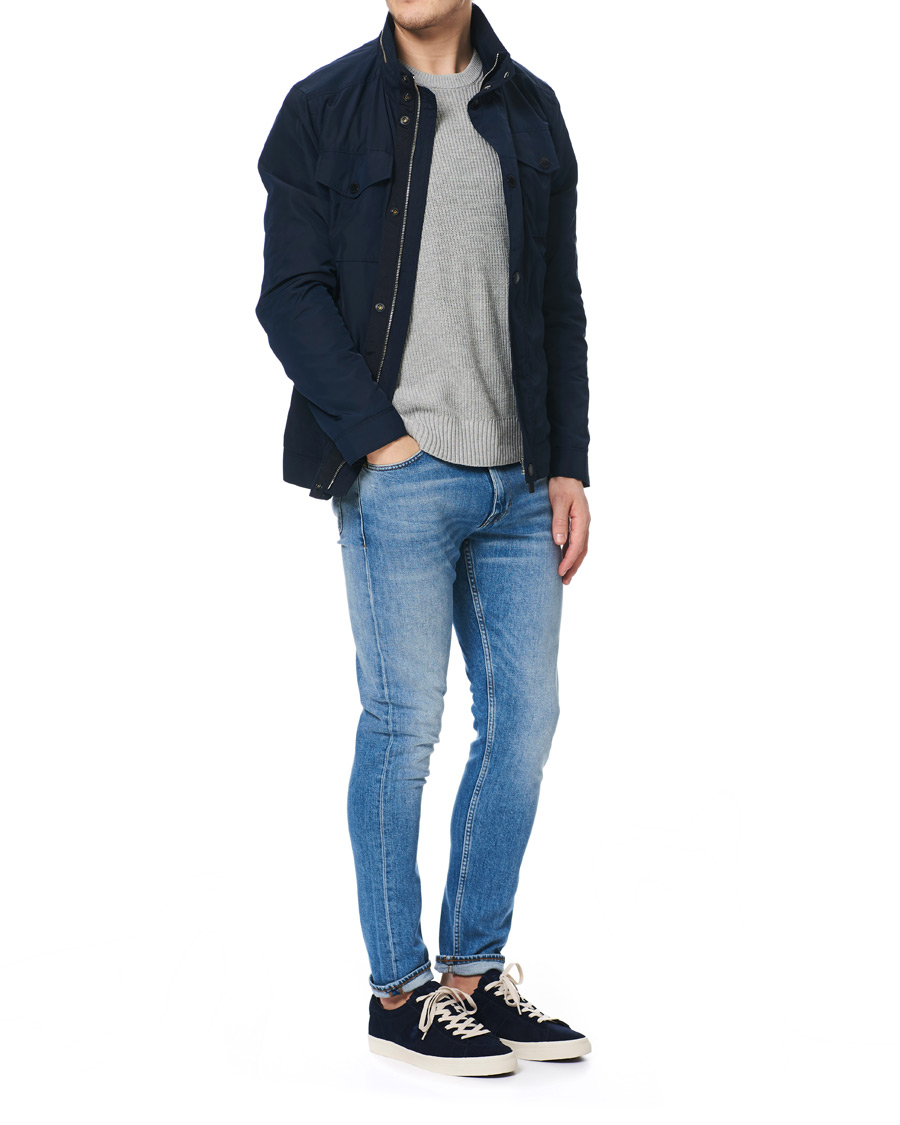 Herre | Polo Ralph Lauren Sayer Perforated Sneaker Navy Suede | Polo Ralph Lauren | Sayer Perforated Sneaker Navy Suede