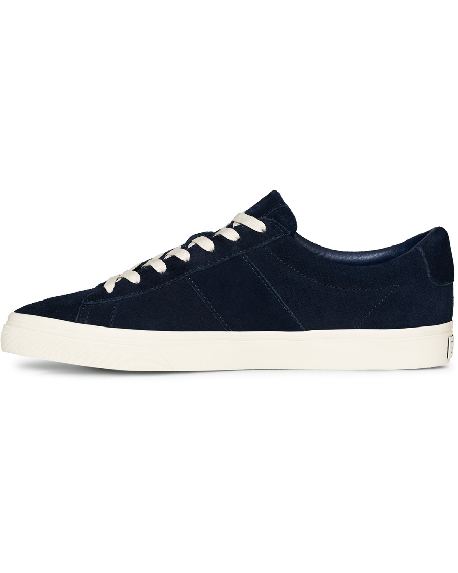 Herre | Polo Ralph Lauren Sayer Perforated Sneaker Navy Suede | Polo Ralph Lauren | Sayer Perforated Sneaker Navy Suede