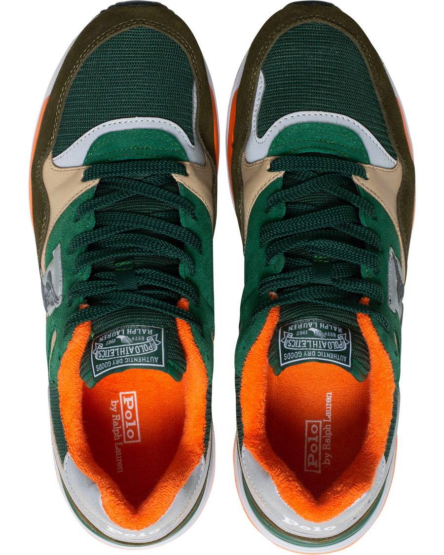 Herre | Polo Ralph Lauren Trackster Vars Sneakers Deep Olive | Polo Ralph Lauren | Trackster Vars Sneakers Deep Olive