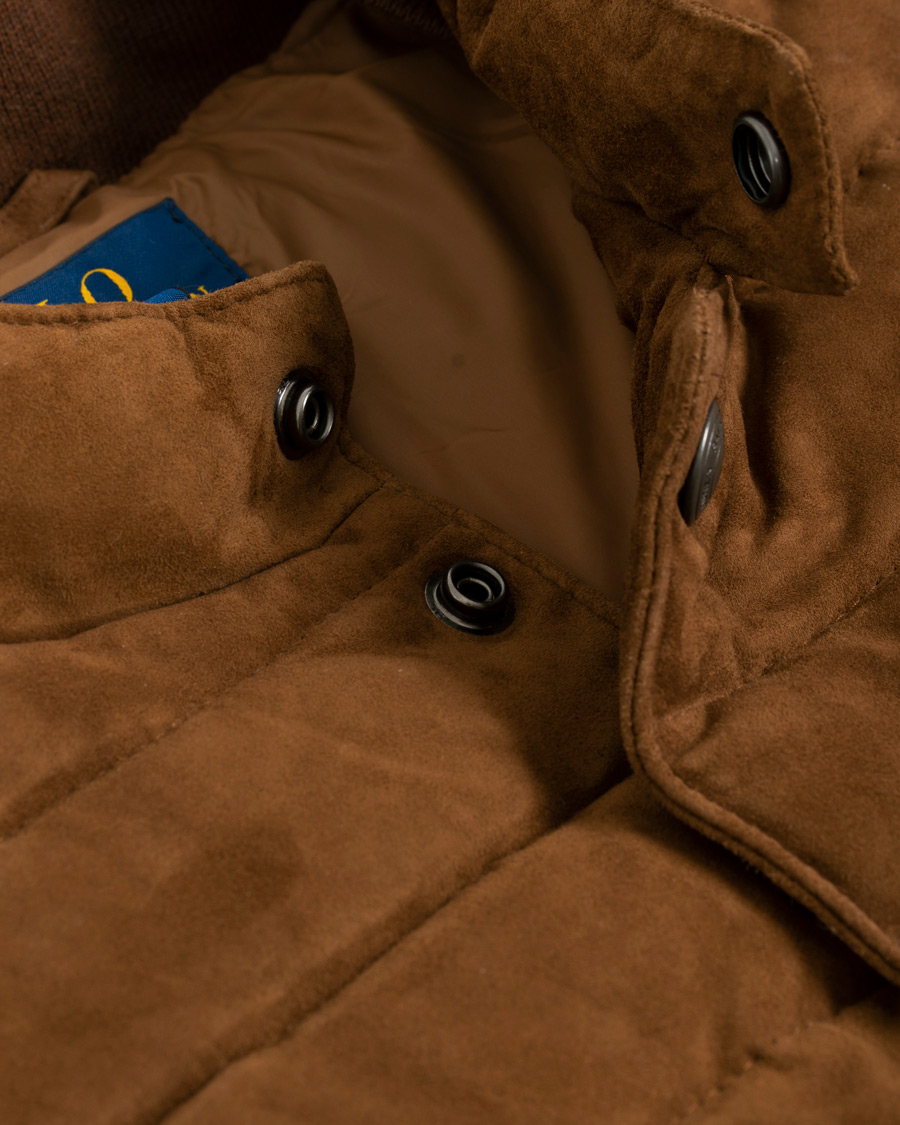 Herre | Jakker | Polo Ralph Lauren | Suede Vest Brown