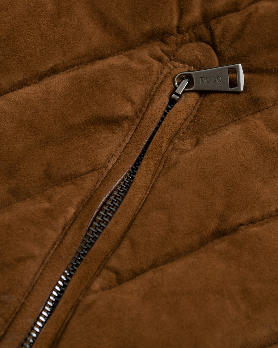 Herre | Jakker | Polo Ralph Lauren | Suede Vest Brown