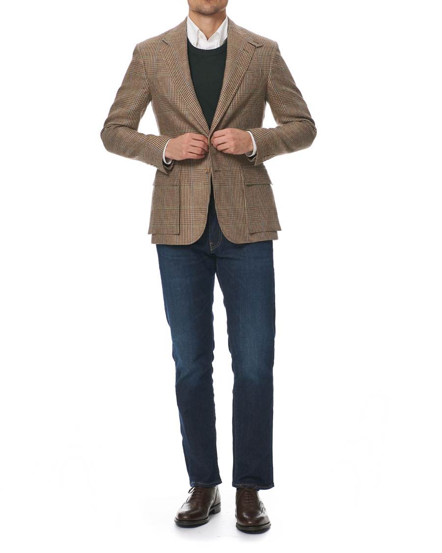 Herre | Dressjakker | Polo Ralph Lauren | RL 67 Glencheck Blazer Brown