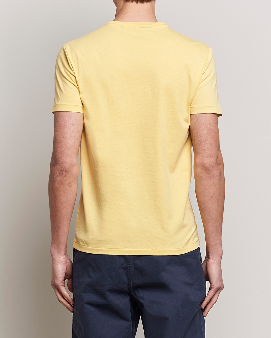 Herre | T-Shirts | Polo Ralph Lauren | Crew Neck T-shirt Corn Yellow