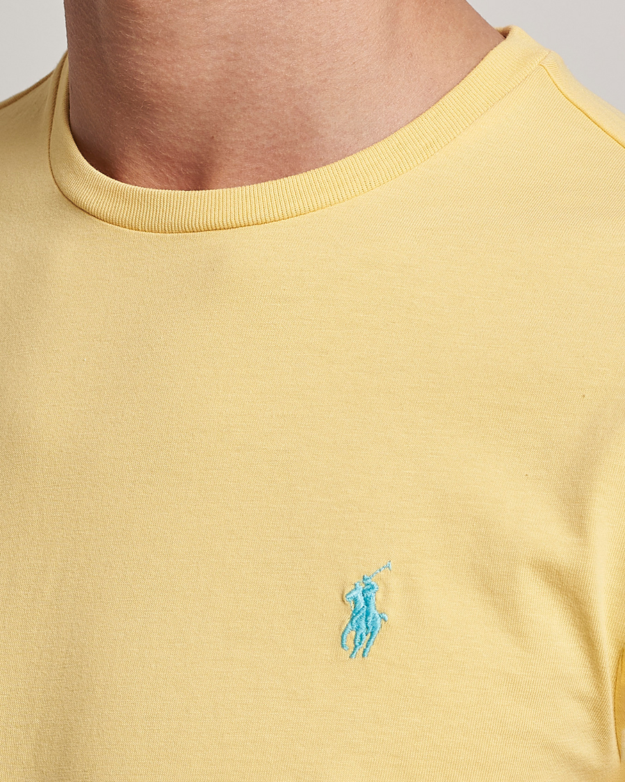 Herre | T-Shirts | Polo Ralph Lauren | Crew Neck T-shirt Corn Yellow