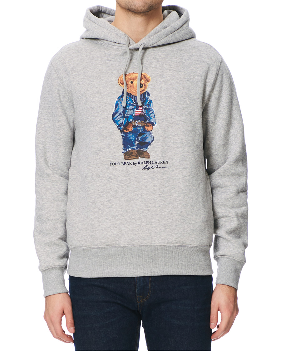 Herre | Gensere | Polo Ralph Lauren | Bear Hoodie Andover Heather