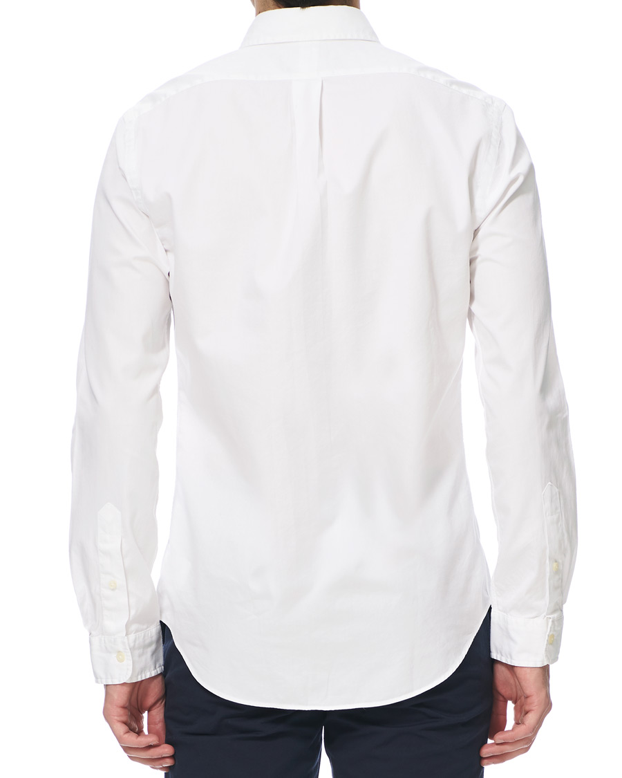 Herre | Skjorter | Polo Ralph Lauren | Slim Fit Featherweight Twill Shirt White