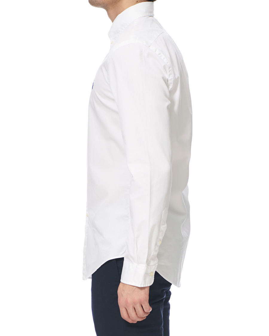 Herre | Skjorter | Polo Ralph Lauren | Slim Fit Featherweight Twill Shirt White