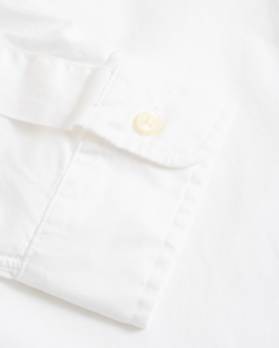 Herre | Skjorter | Polo Ralph Lauren | Slim Fit Featherweight Twill Shirt White