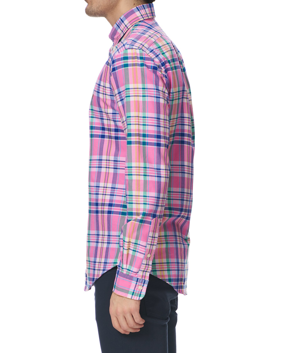 Herre | Skjorter | Polo Ralph Lauren | Slim Fit Oxford Check Shirt Resort Rose