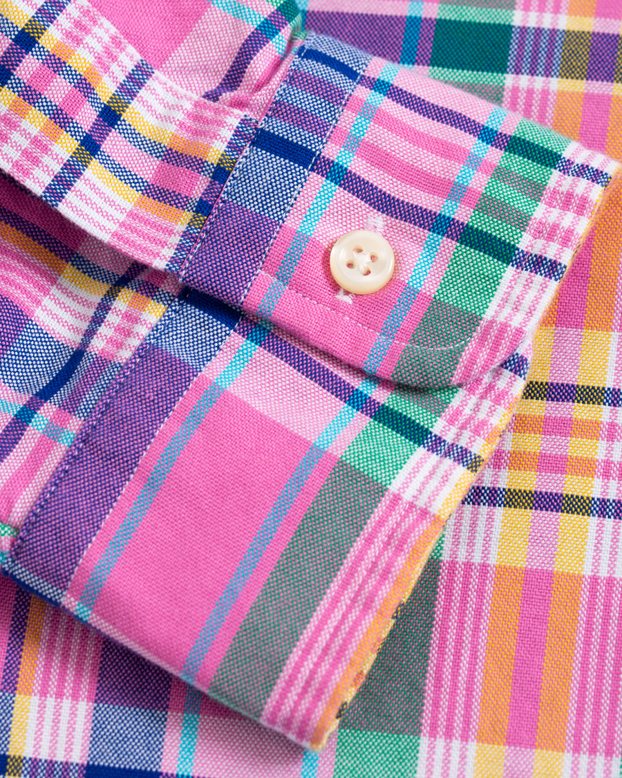 Herre | Skjorter | Polo Ralph Lauren | Slim Fit Oxford Check Shirt Resort Rose